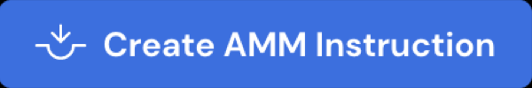 Create AMM Instruction button under portfolio