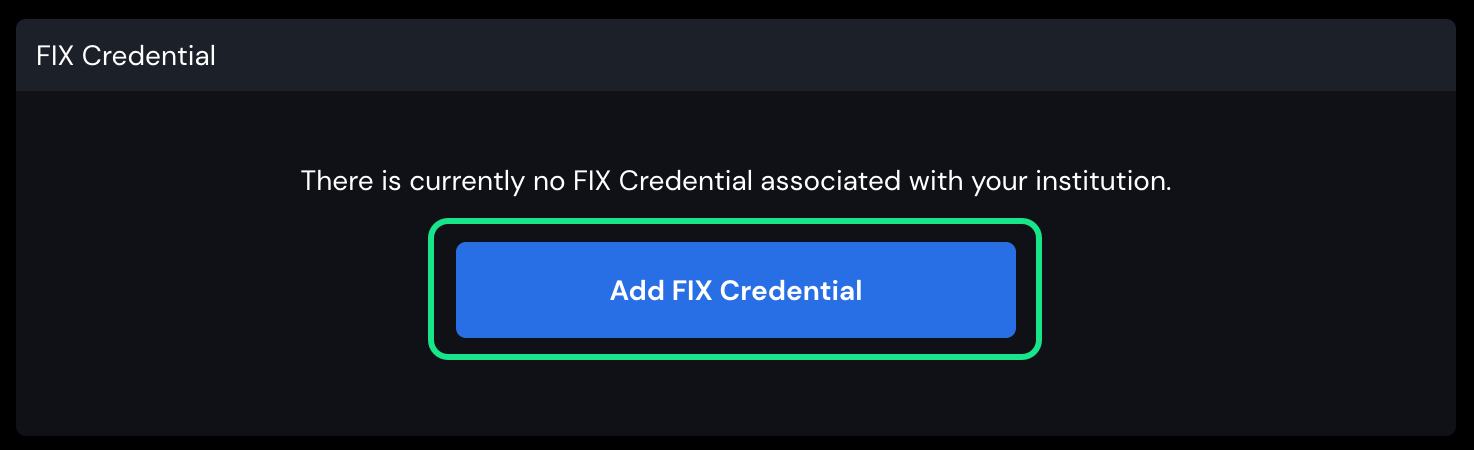 Add FIX Credential button.png